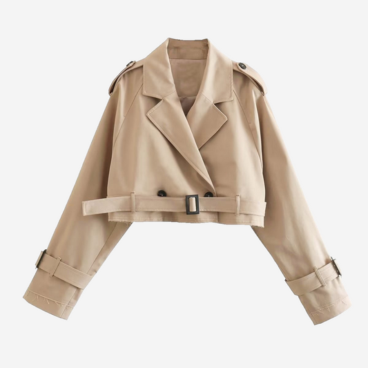 Cropped Trench Coat