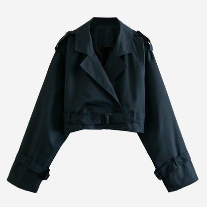 Cropped Trench Coat
