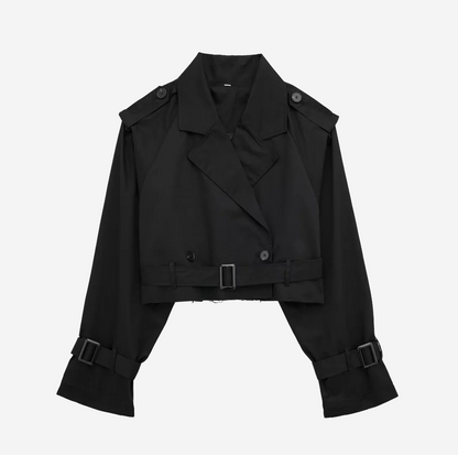 Cropped Trench Coat