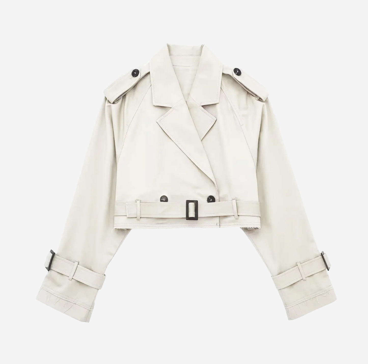 Cropped Trench Coat