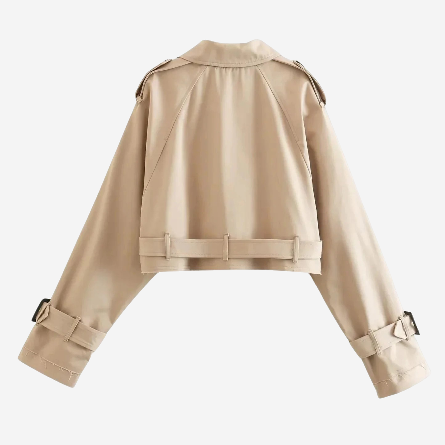 Cropped Trench Coat
